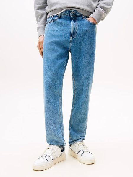 TOMMY JEANS Dżinsy "Isaac" - Regular fit - w kolorze niebieskim rozmiar: W31/L34. Niebieskie jeansy Tommy Jeans, l. Za 275.40 zł.