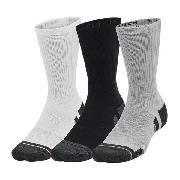 Skarpety Męskie (zestaw 3 Sztuk). Białe skarpety Under Armour, bez wzorów. Za 116.99 zł.