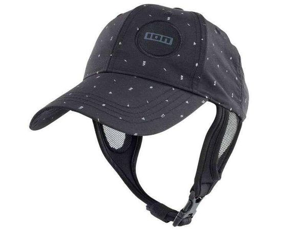 Czapka z daszkiem ION Surf Cap Black. Czarne czapki z daszkiem ION, bez wzorów, z materiału. Za 129.00 zł.