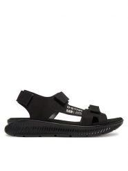 G-Star Raw Sandały ROY1-11 MI08 Czarny. Czarne sandały G-Star Raw, z nubiku, bez zapięcia. Za 109.99 zł.
