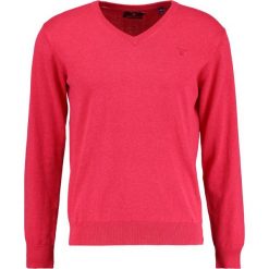 GANT WEIGHT VNECK Sweter cyklamen melange. Swetry rozpinane marki GANT. Za 419.00 zł.