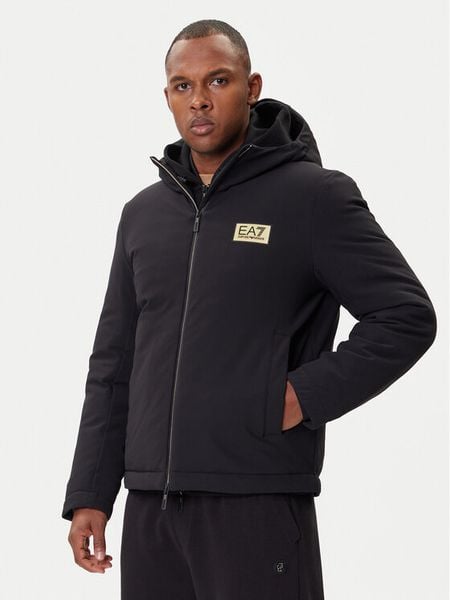 EA7 Emporio Armani Kurtka zimowa 7M001020 AF13563 UC001 Czarny Regular Fit. Czarne kurtki EA7 Emporio Armani, na zimę, m, bez wzorów, z syntetyku, bez kaptura. Za 1,059.99 zł.