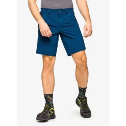 Spodenki turystyczne męskie Vaude Farley Stretch Bermuda II. Niebieskie szorty Vaude, m, bez wzorów, sportowe. Za 387.40 zł.