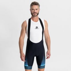 Spodenki Rogelli Hero II. Czarne spodenki rowerowe Rogelli, l, bez wzorów, z elastanu, rowerowe. Za 468.00 zł.