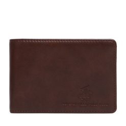 Portfel Beverly Hills Polo Club. Brązowe portfele Beverly Hills Polo Club, bez wzorów. Za 79.99 zł.