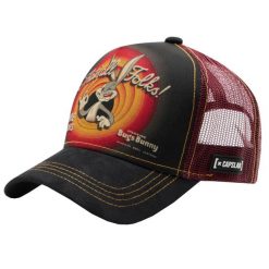 Czapka z daszkiem Capslab Looney Tunes Bugs Bunny Trucker CL/LOO3/1/RIN1. Czarne czapki z daszkiem Capslab, bez wzorów. Za 129.00 zł.