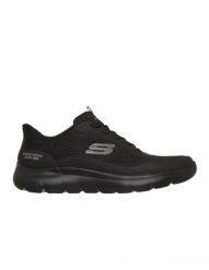 Sandały Skechers Summits Leyter Męskie Slip-on Czarne. Czarne sandały Skechers, bez zapięcia. Za 340.95 zł.