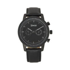 Zegarek Zemge Zegarek męski z kolekcji CLASSIC Czarny ZC1001 uniwersalny. Czarne zegarki Zemge. Za 332.10 zł.