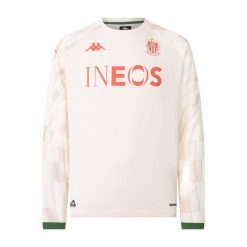 Maillot Extérieur Rękawów Języków OGC Nice Pro 2025/26. Białe bluzy Kappa, bez wzorów, bez kaptura. Za 389.50 zł.