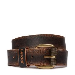 Pasek Męski Levi's®. Brązowe paski bez wzorów. Za 199.99 zł.
