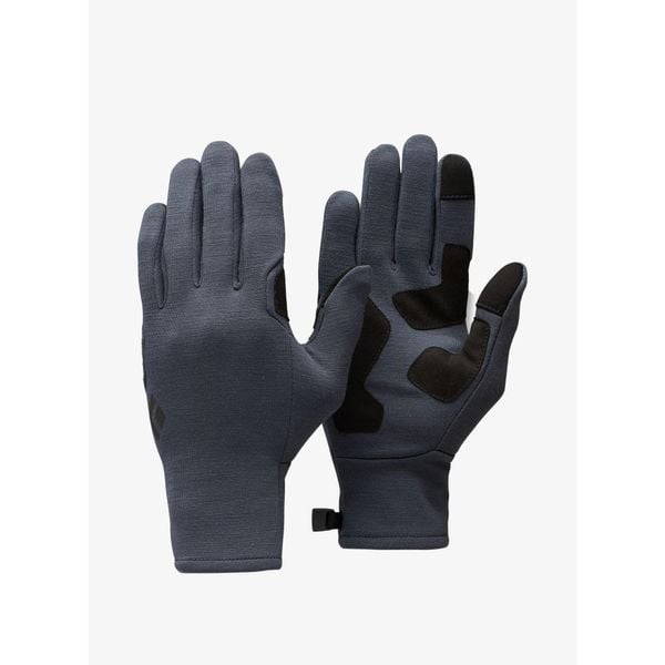 Rękawiczki wełniane Black Diamond Heavyweight Wool Liners. Szare rękawiczki Black Diamond, bez wzorów, z wełny. Za 158.99 zł.