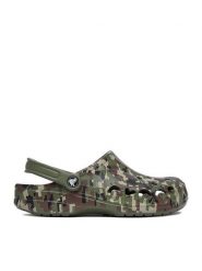 Crocs Klapki C-BAYA SEASONAL PRINTED CLOG 206230-3TC Zielony. Zielone klapki Crocs, z tworzywa sztucznego. Za 239.99 zł.