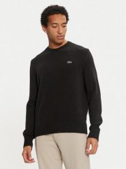 Lacoste Sweter AH2916 Czarny Regular Fit. Czarne swetry rozpinane LACOSTE, m, bez wzorów, z wełny, bez kołnierzyka, bez ramiączek. Za 679.99 zł.