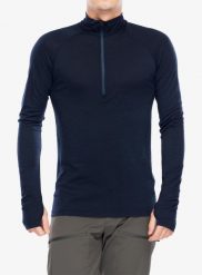Bluza termoaktywna męska Houdini Desoli Light Half Zip. Niebieskie bielizna termoaktywna Houdini, l, bez wzorów, z materiału, bez ramiączek, snowboardowy. Za 406.99 zł.