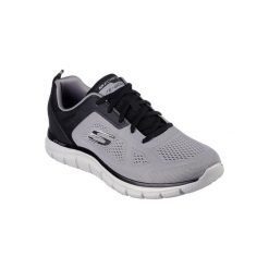 Buty SKECHERS TRACK Szary. Szare buty treningowe Skechers, bez wzorów, z materiału. W wyprzedaży za 256.20 zł.