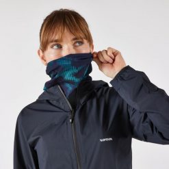 Komin do biegania Kiprun Warm+ ocieplany V2. Niebieskie szaliki KIPRUN, bez wzorów, z elastanu. Za 39.99 zł.