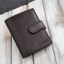 Portfel męski skórzany klasyczny pionowy brązowy z RFID Paolo Peruzzi AL-18-BR. Brązowe portfele Paolo Peruzzi, bez wzorów, ze skóry. Za 59.00 zł.