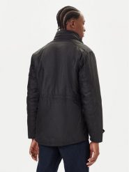 Barbour Kurtka przejściowa Sapper MWX0020BK71 Czarny Regular Fit. Czarne kurtki Barbour, m, bez wzorów, z bawełny, bez kaptura. Za 1,789.00 zł.