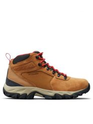 Columbia Trekkingi Newton Ridge Plus II Suede Wp 1746411 Brązowy. Brązowe botki sznurowane Columbia, bez wzorów, ze skóry, bez obcasa, bez zapięcia. Za 370.00 zł.