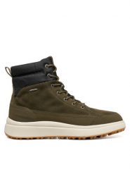 Geox Sneakersy U Granito + Grip B Abx U66FZA 0223R C3009 Zielony ciemny. Zielone buty sportowe casual Geox, bez wzorów, ze skóry, bez zapięcia. Za 819.99 zł.