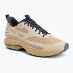 Buty do biegania męskie Mizuno Wave Rider TT 3. Brązowe buty do biegania Mizuno, bez wzorów, bez zapięcia, do biegania, mizuno wave. Za 489.99 zł.