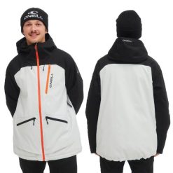 Kurtka zimowa na narty i snowborad męska O'neill Discorder 20K. Białe kurtki O'Neill, m, bez wzorów, narciarskie. Za 449.00 zł.
