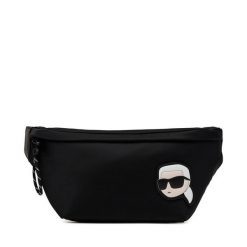 Saszetka nerka KARL LAGERFELD. Czarne saszetki i nerki KARL LAGERFELD, bez wzorów. Za 499.99 zł.