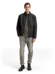 Tom Tailor kurtka z imitacji skóry Mężczyźni czarny, M. Czarne kurtki Tom Tailor, m, bez wzorów, ze skóry, bez kaptura. Za 279.95 zł.