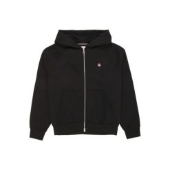 Bluza z kapturem Fila Borno. Czarne bluzy z kapturem Fila, m, z aplikacjami, z bawełny, z kapturem. Za 357.50 zł.