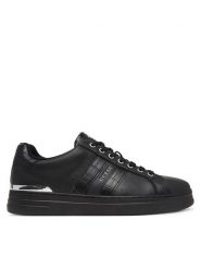 Guess Sneakersy FMFWYC LEA12 Czarny. Czarne buty sportowe casual Guess, z aplikacjami, ze skóry, bez zapięcia. Za 544.99 zł.