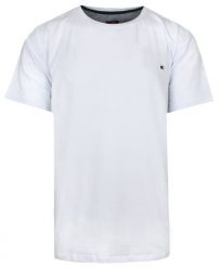 T-Shirt Biały, Jednokolorowy, Męski, Koszulka, Krótki Rękaw, U-neck. Białe bluzki z długim rękawem Red Way, m, bez wzorów, z bawełny, bez kołnierzyka, bez ramiączek. Za 115.00 zł.