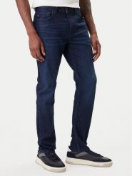 BOSS Jeansy Delaware 50553397 Granatowy Slim Fit. Niebieskie jeansy Boss, m. Za 629.99 zł.
