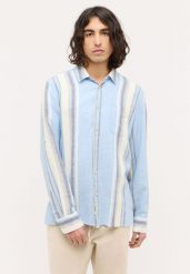 Męska Koszula MUSTANG Estero Big Stripe 1015239 12600. Koszule Mustang, l, bez wzorów, bez kołnierzyka, bez ramiączek. Za 139.99 zł.