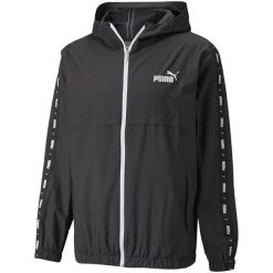 Męska Kurtka Wiatrówka Ess+Tape. Czerwone kurtki Puma, m, bez wzorów, bez kaptura. Za 331.99 zł.