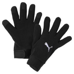 Rękawiczki Puma teamLiga 21 Winter. Czarne rękawiczki Puma, bez wzorów. Za 78.00 zł.