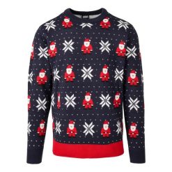 Bluza Urban Classics Mikołaj i płatki śniegu. Białe bluzy Urban Classics, na zimę, m, bez wzorów, bez kaptura. Za 229.00 zł.