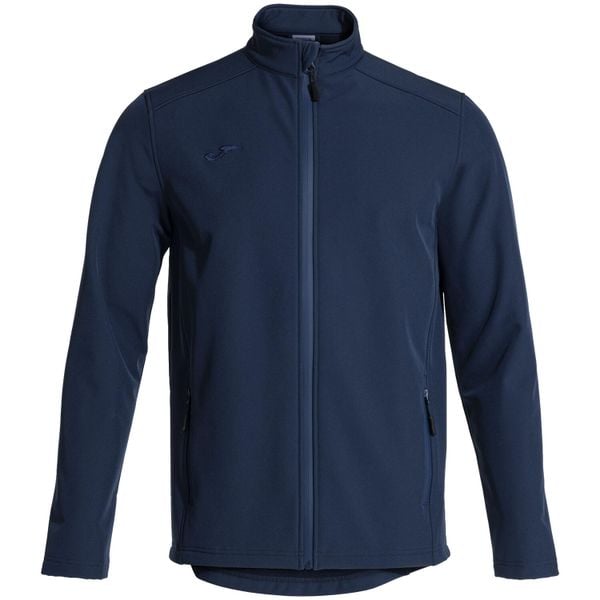 Kurtka sportowa męska Basilea II Softshell Jacket. Niebieskie kurtki softshell Joma, m, bez wzorów, z elastanu, bez kaptura. Za 159.99 zł.