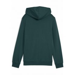 Młodzieżowa bluza z kapturem ESS z logo No. 1 PUMA Dark Myrtle Green. Zielona bluzy z kapturem Puma, m, bez wzorów, z dżerseju, z kapturem. Za 113.99 zł.