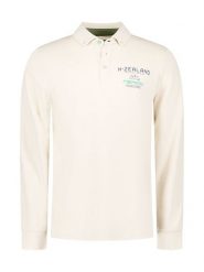 NEW ZEALAND AUCKLAND Koszulka polo w kolorze kremowym rozmiar: L. Brązowe bezrękawniki New Zealand Auckland, l, bez wzorów, bez kołnierzyka, bez ramiączek. Za 137.10 zł.