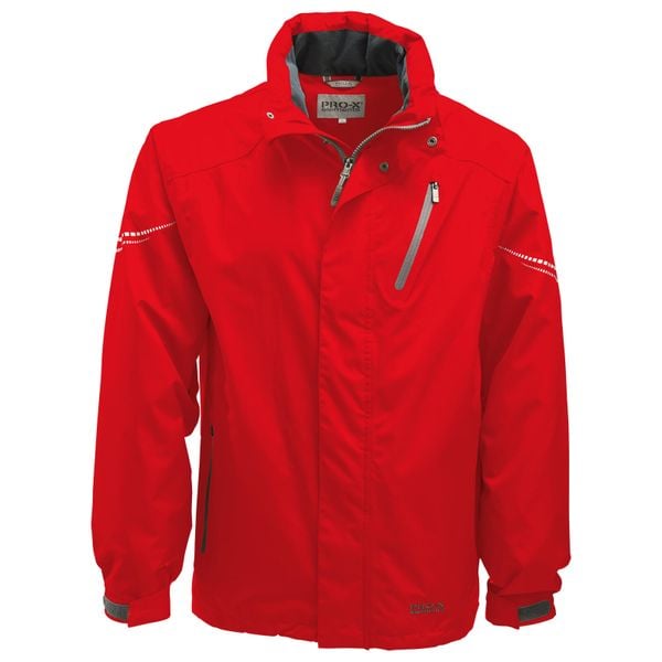 Funkcjonalna kurtka Pro-X Elements Uni Wallis. Czerwone kurtki PRO-X ELEMENTS, l, bez wzorów, z materiału, z kapturem. Za 454.00 zł.