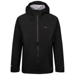 Dlx Johannes - Męska odzież przeciwdeszczowa Dlx w kolorze czarnym. Czarna kurtki przeciwdeszczowe DLX, m, bez wzorów, z materiału, bez kaptura. Za 655.99 zł.