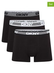 DKNY Bokserki (3 pary) w kolorze czarnym rozmiar: S. Czarne bokserki DKNY, s, bez wzorów. Za 94.38 zł.