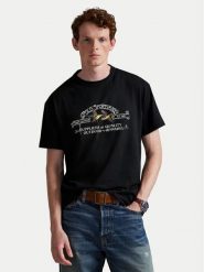 Polo Ralph Lauren T-Shirt 710981142001 Czarny Classic Fit. Czarne koszulki polo sportowe Polo Ralph Lauren, m, bez wzorów, z bawełny, bez kołnierzyka, bez ramiączek. Za 629.99 zł.
