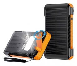 ACV Awaryjny Power Bank 10000mAh Ładowarka słoneczna i ręczna (797255). Powerbanki No name. Za 193.99 zł.