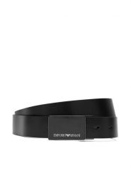 Emporio Armani Pasek Męski Y4S427 YTU7J 84372 Czarny. Czarne paski Emporio Armani, bez wzorów, ze skóry. Za 419.99 zł.