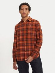 Timberland Koszula TB0A6V7EEHG1 Pomarańczowy Regular Fit. Brązowe koszule Timberland, m, bez wzorów, z bawełny, bez kołnierzyka, bez ramiączek. Za 249.99 zł.