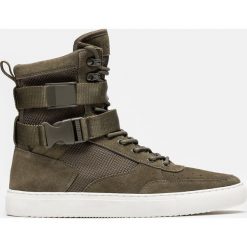 Khaki sneakersy męskie. Buty sportowe casual marki Kazar. Za 549.00 zł.