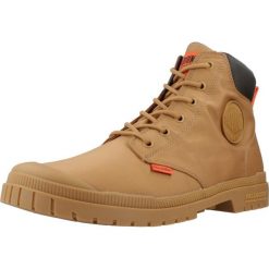Buty Palladium Model Pampa Sp20 Cuff W Kolor żółty. Żółte buty turystyczne Palladium, bez wzorów, z tkaniny, bez zapięcia, trekkingowe. Za 423.90 zł.