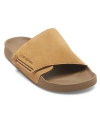 Sandały wsuwane dla Mężczyzn RIVI Beżowy. Brązowe sandały Quiksilver, z gumy, bez zapięcia. Za 259.99 zł.