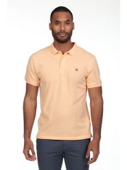 The Time of Bocha Koszulka polo w kolorze brzoskwiniowym rozmiar: M. Pomarańczowe koszulki polo The Time of Bocha, m, bez wzorów, z bawełny, bez kołnierzyka, bez ramiączek. Za 86.99 zł.